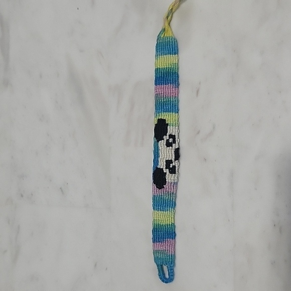 Hand Made Friendship Bracelet Panda 🐼 - Picture 2 of 2